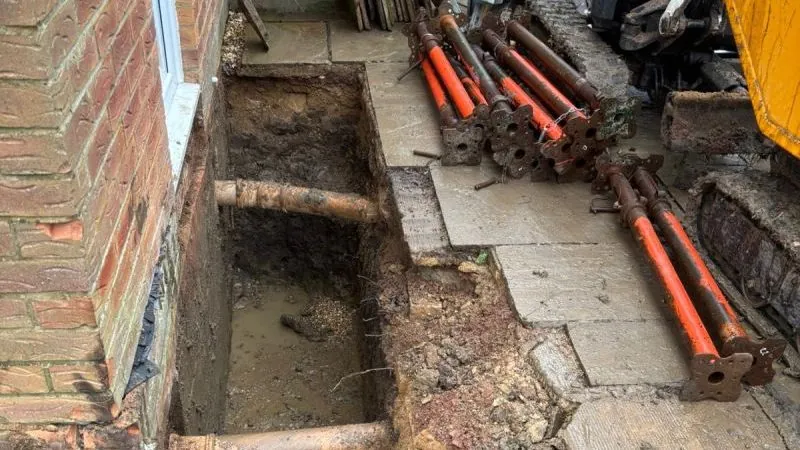 Subsidence structural works excavation