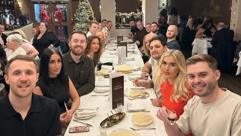 10 years of Northdown Christmas celebration dinner