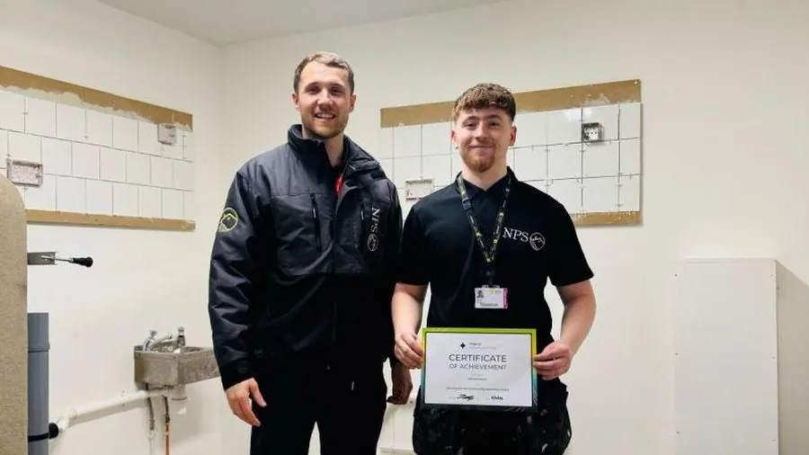 Michael Martin Outstanding Apprentice Award with Luigi Rosella